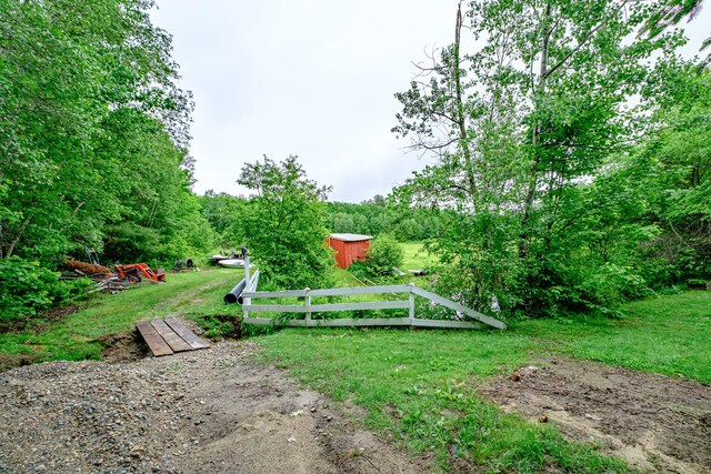 41 Dundee Rd, Albany Twp, ME 04217 - view of yard with a view of trees