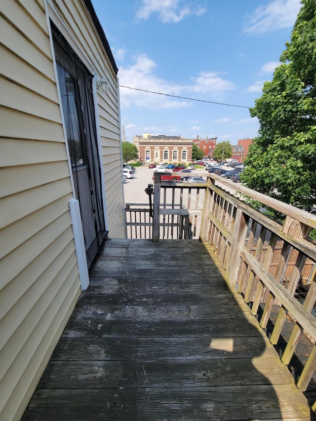 59 Washington St, Biddeford, ME 04005 - view of wooden terrace
