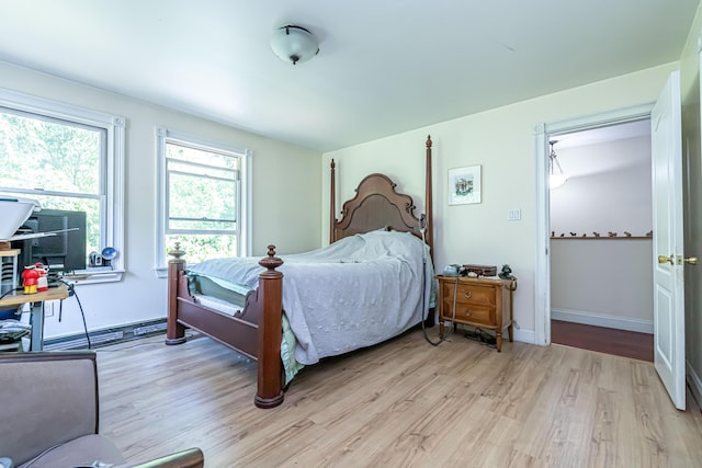 37 Paul St, York, ME 03909 - bedroom featuring light wood-style flooring and baseboards