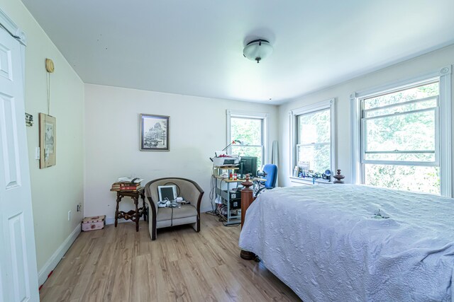 37 Paul St, York, ME 03909 - bedroom featuring light wood-style flooring and baseboards