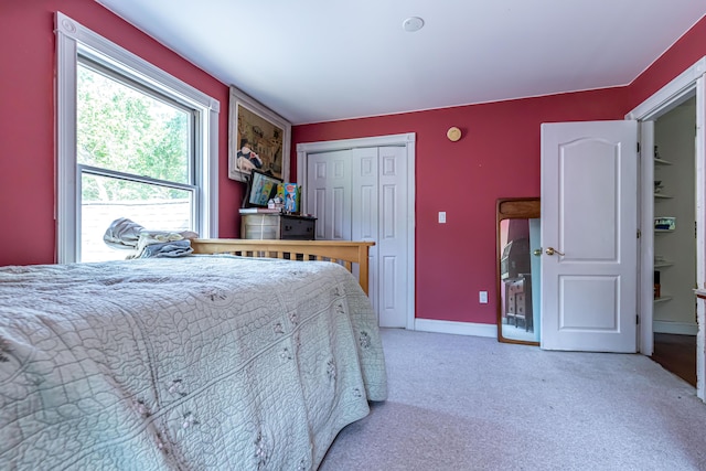 37 Paul St, York, ME 03909 - carpeted bedroom featuring a closet and baseboards
