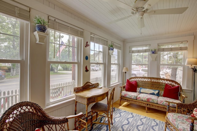 23 E Grand Ave, Scarborough, ME 04074 - sunroom with plenty of natural light and wood finished floors