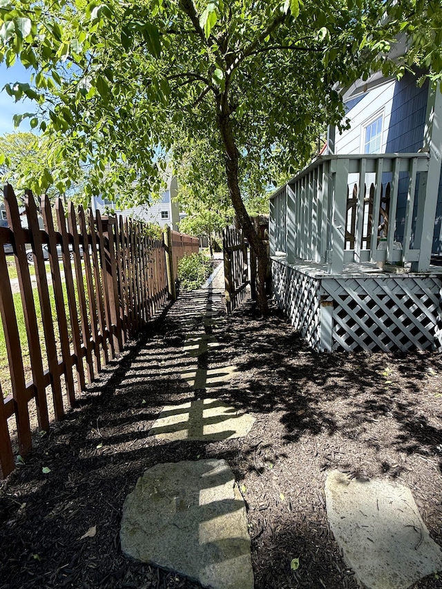 82 Park Ave, Old Orchard Beach, ME 04064 - view of wooden deck