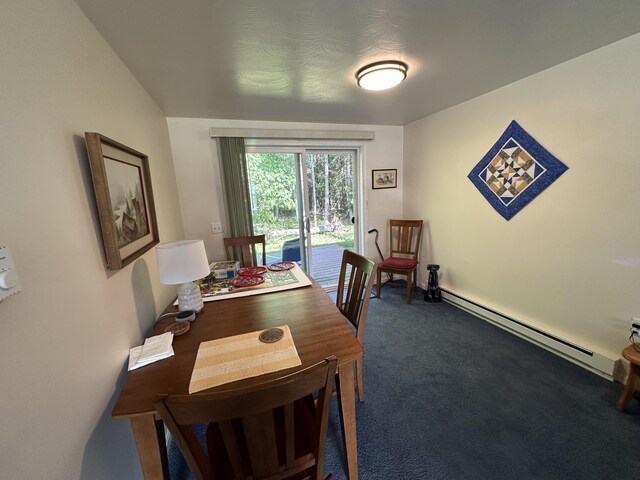 37 Cortland Cir Unit 37, Bangor, ME 04401 - home office with baseboard heating and carpet flooring