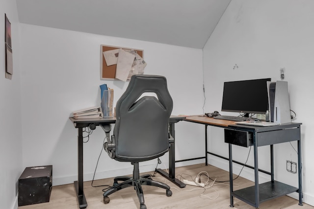 62 Seventh St, Auburn, ME 04210 - home office with wood finished floors and baseboards
