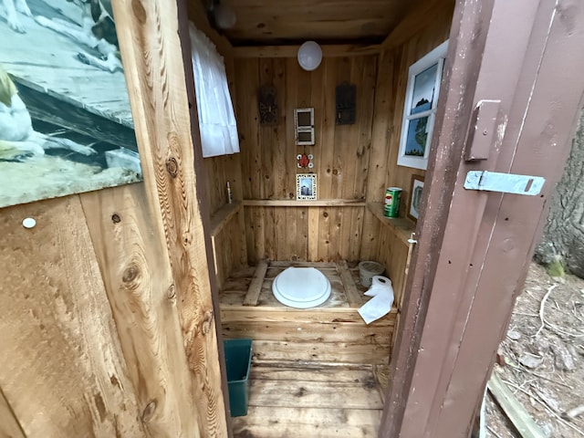 23 Webber Is, Sebec, ME 04481 - bathroom with wooden walls