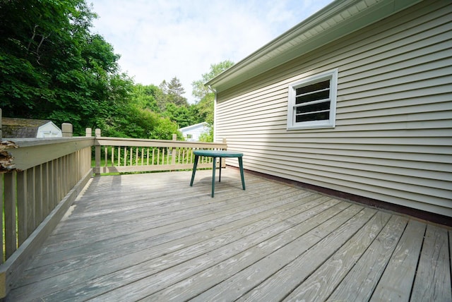 12 Davis Dr, Veazie, ME 04401 - view of wooden deck