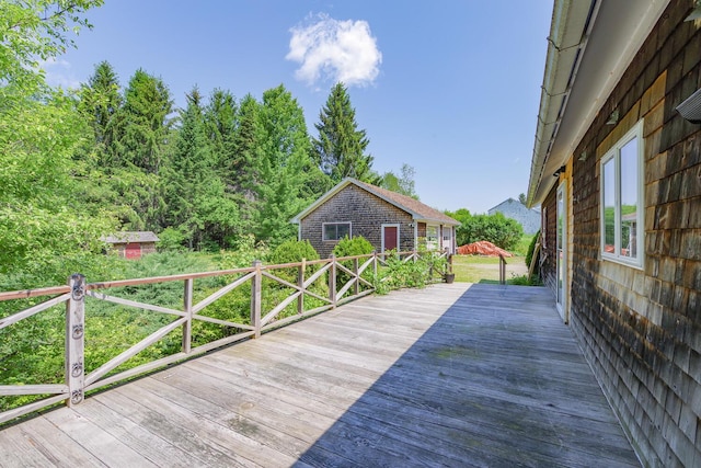 221 Lincolnville Ave, Belfast, ME 04915 - view of wooden terrace