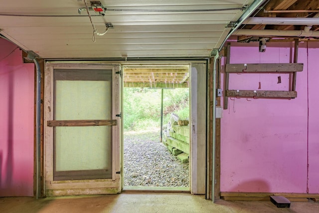 221 Lincolnville Ave, Belfast, ME 04915 - doorway to outside with concrete flooring