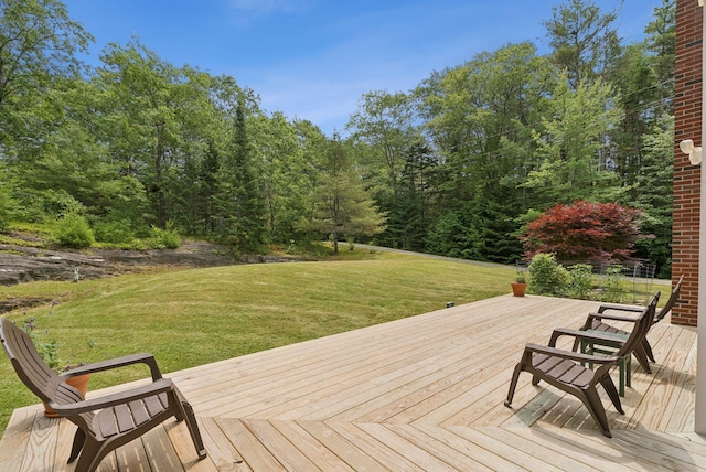 27 Libby Ln, Brunswick, ME 04011 - deck with a yard