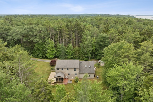 27 Libby Ln, Brunswick, ME 04011 - view of subject property featuring a heavily wooded area