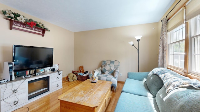 5 Wilson St, Lewiston, ME 04240 - living room featuring wood finished floors