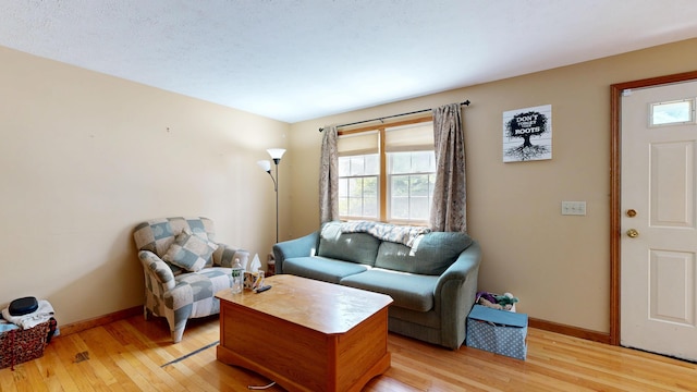 5 Wilson St, Lewiston, ME 04240 - living room featuring plenty of natural light and light wood-style flooring