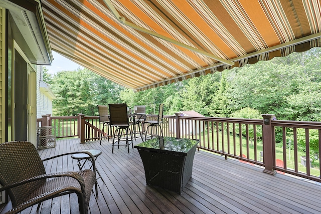 6 Grande Ave, Lewiston, ME 04240 - deck featuring outdoor dining space