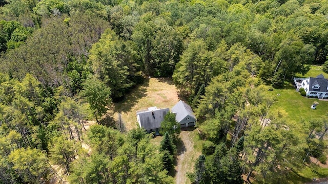 418 Buzzell Hill Rd, Hope, ME 04847 - aerial overview of property's location featuring a forest