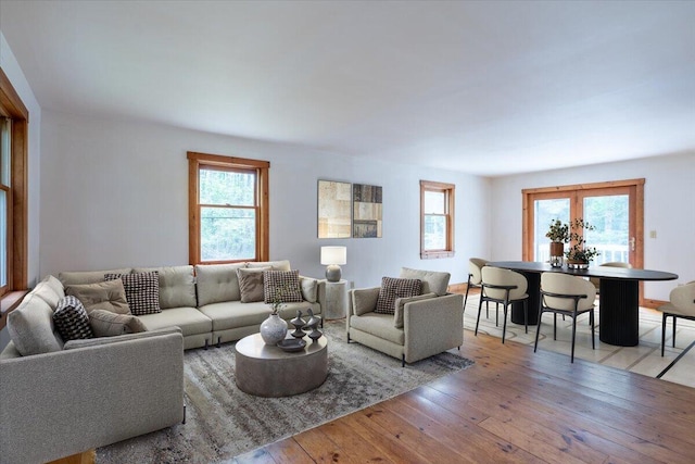 418 Buzzell Hill Rd, Hope, ME 04847 - living room featuring light wood-style floors