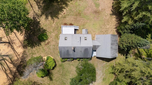418 Buzzell Hill Rd, Hope, ME 04847 - view from above of property