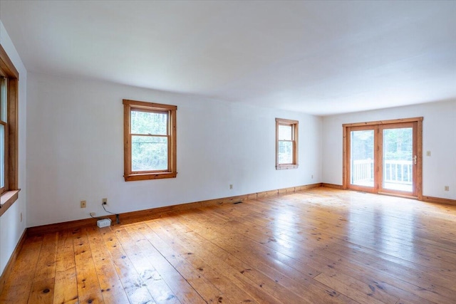 418 Buzzell Hill Rd, Hope, ME 04847 - unfurnished room featuring plenty of natural light and hardwood / wood-style floors