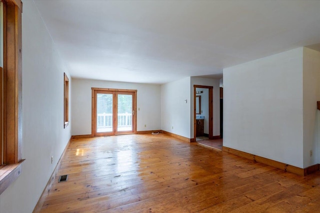 418 Buzzell Hill Rd, Hope, ME 04847 - empty room featuring light wood-style flooring