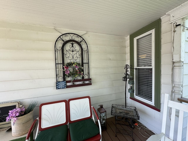 164 Lancey St, Pittsfield, ME 04967 - doorway to property with covered porch