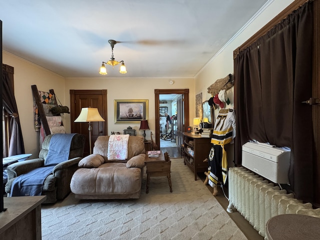 164 Lancey St, Pittsfield, ME 04967 - living area featuring crown molding