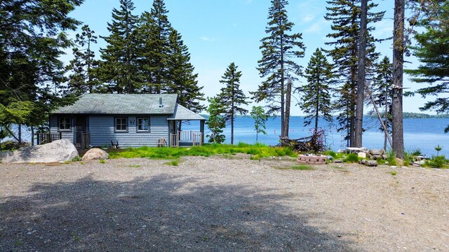 21 Jung Rd, East Machias, ME 04630 - view of front of home featuring a water view