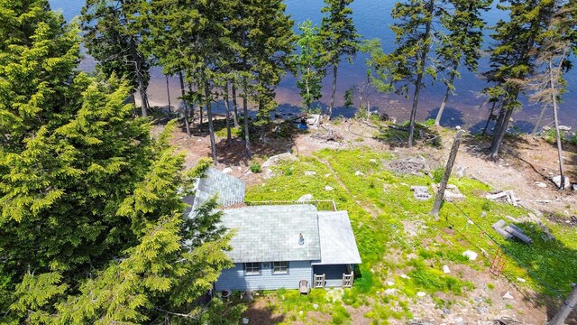 21 Jung Rd, East Machias, ME 04630 - view from above of property featuring a nearby body of water