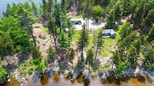 21 Jung Rd, East Machias, ME 04630 - aerial view of property's location with a nearby body of water