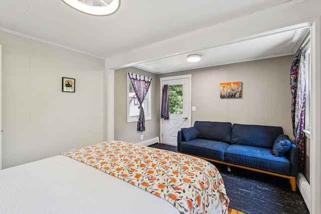 80 Merrymeeting Rd, Brunswick, ME 04011 - bedroom featuring ornamental molding