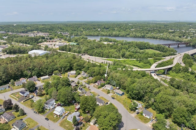 80 Merrymeeting Rd, Brunswick, ME 04011 - aerial view of a notable bridge and a large body of water