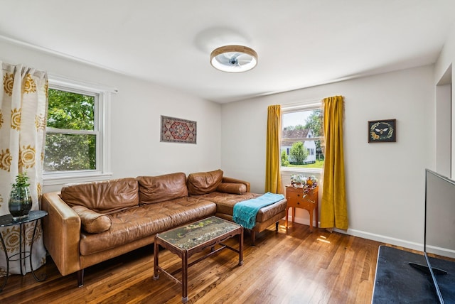 80 Merrymeeting Rd, Brunswick, ME 04011 - living room with wood finished floors and plenty of natural light