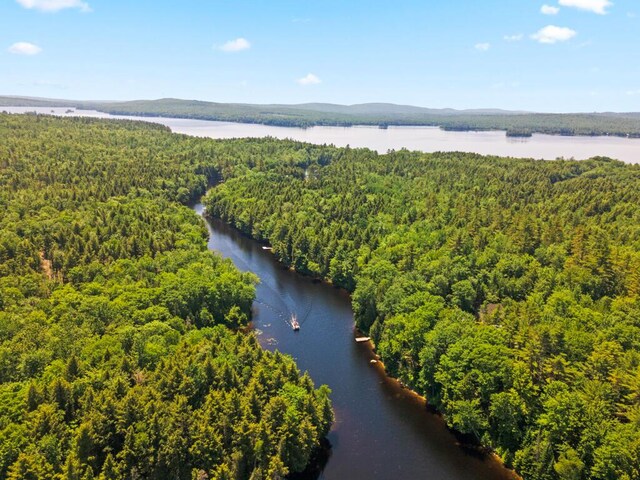 32 Lake Como Dr, Harmony, ME 04942 - bird's eye view of a heavily wooded area and a nearby body of water