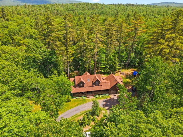 32 Lake Como Dr, Harmony, ME 04942 - aerial view of property and surrounding area featuring a forest