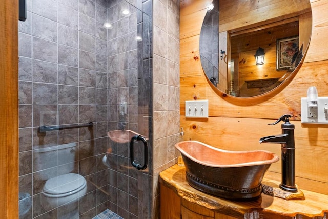 32 Lake Como Dr, Harmony, ME 04942 - full bath featuring a shower stall and a sink