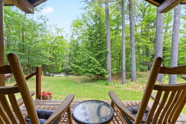 32 Lake Como Dr, Harmony, ME 04942 - view of patio