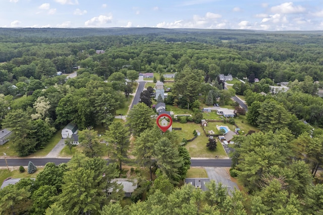 2 Wanda Ln, Gray, ME 04039 - aerial view of property's location featuring a heavily wooded area