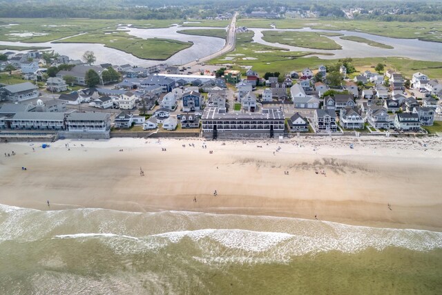 8 Studley Ln, Wells, ME 04090 - aerial perspective of suburban area featuring expansive beach
