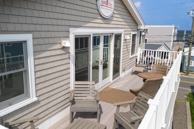 8 Studley Ln, Wells, ME 04090 - deck featuring french doors