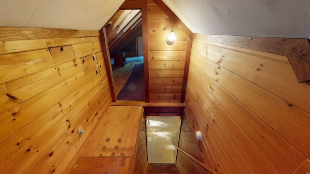 30 Wilkinson Ln, Machiasport, ME 04655 - additional living space with wood walls and lofted ceiling