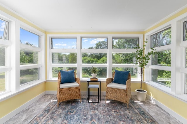 470 Main St, Waterville, ME 04901 - sunroom / solarium with healthy amount of natural light and ornamental molding