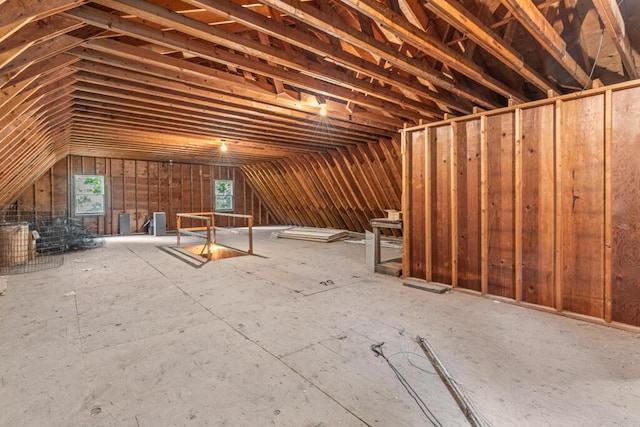 470 Main St, Waterville, ME 04901 - view of unfinished attic