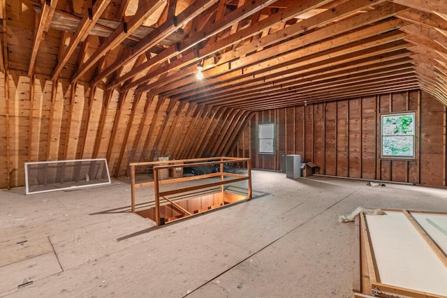 470 Main St, Waterville, ME 04901 - attic featuring an upstairs landing