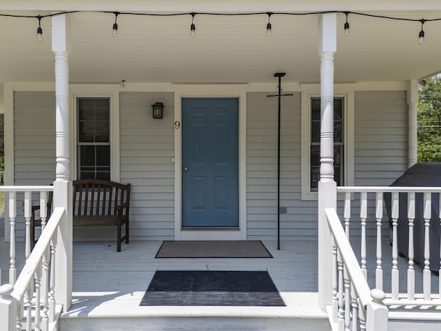 9 Crosby Ln Unit 1, Newry, ME 04261 - property entrance featuring covered porch
