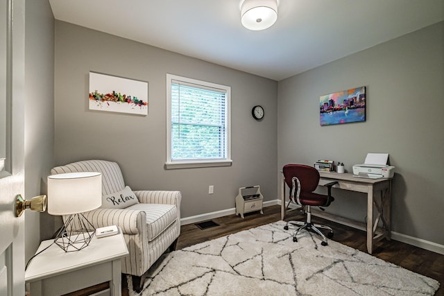111 Rocky Rd, Woodstock, ME 04219 - home office with baseboards and wood finished floors