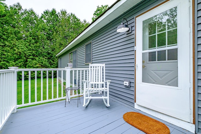 111 Rocky Rd, Woodstock, ME 04219 - view of wooden terrace