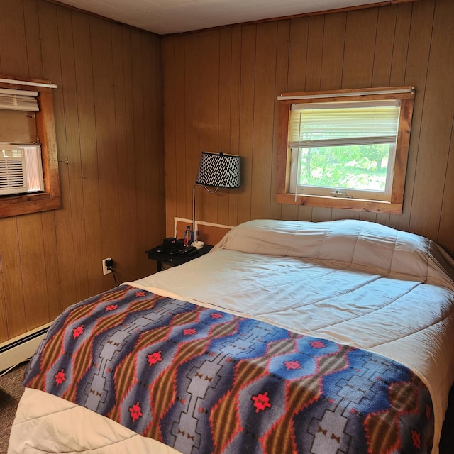 485 Main Rd, Passadumkeag, ME 04475 - bedroom with wood walls