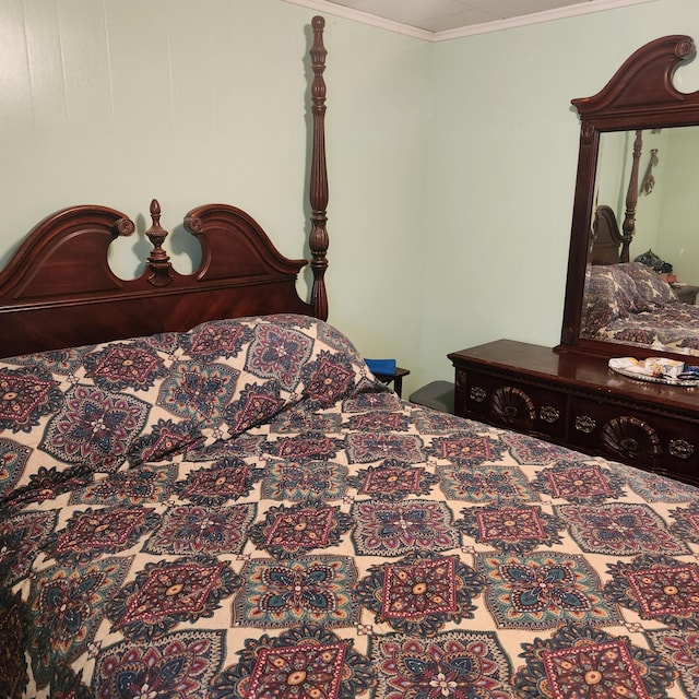 485 Main Rd, Passadumkeag, ME 04475 - bedroom with crown molding