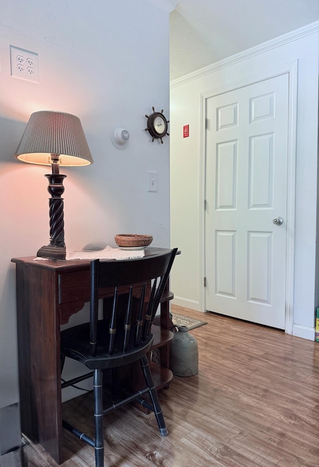 49 31st St, Shapleigh, ME 04076 - dining space with crown molding and wood finished floors