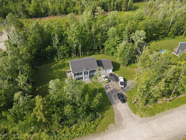 34 May Way, Sidney, ME 04330 - view from above of property with a forest
