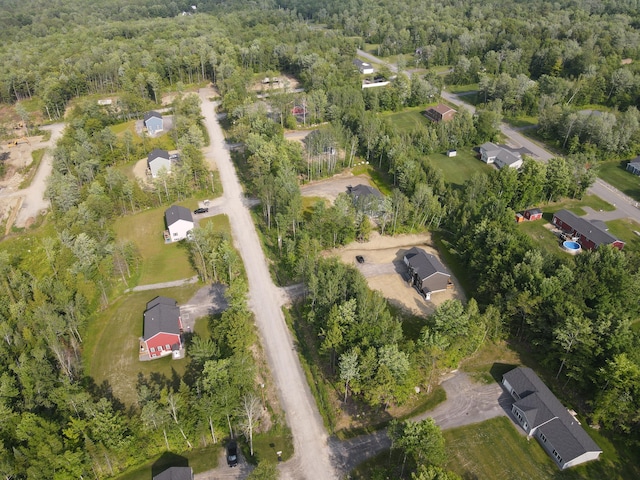 34 May Way, Sidney, ME 04330 - aerial view of property and surrounding area with a forest